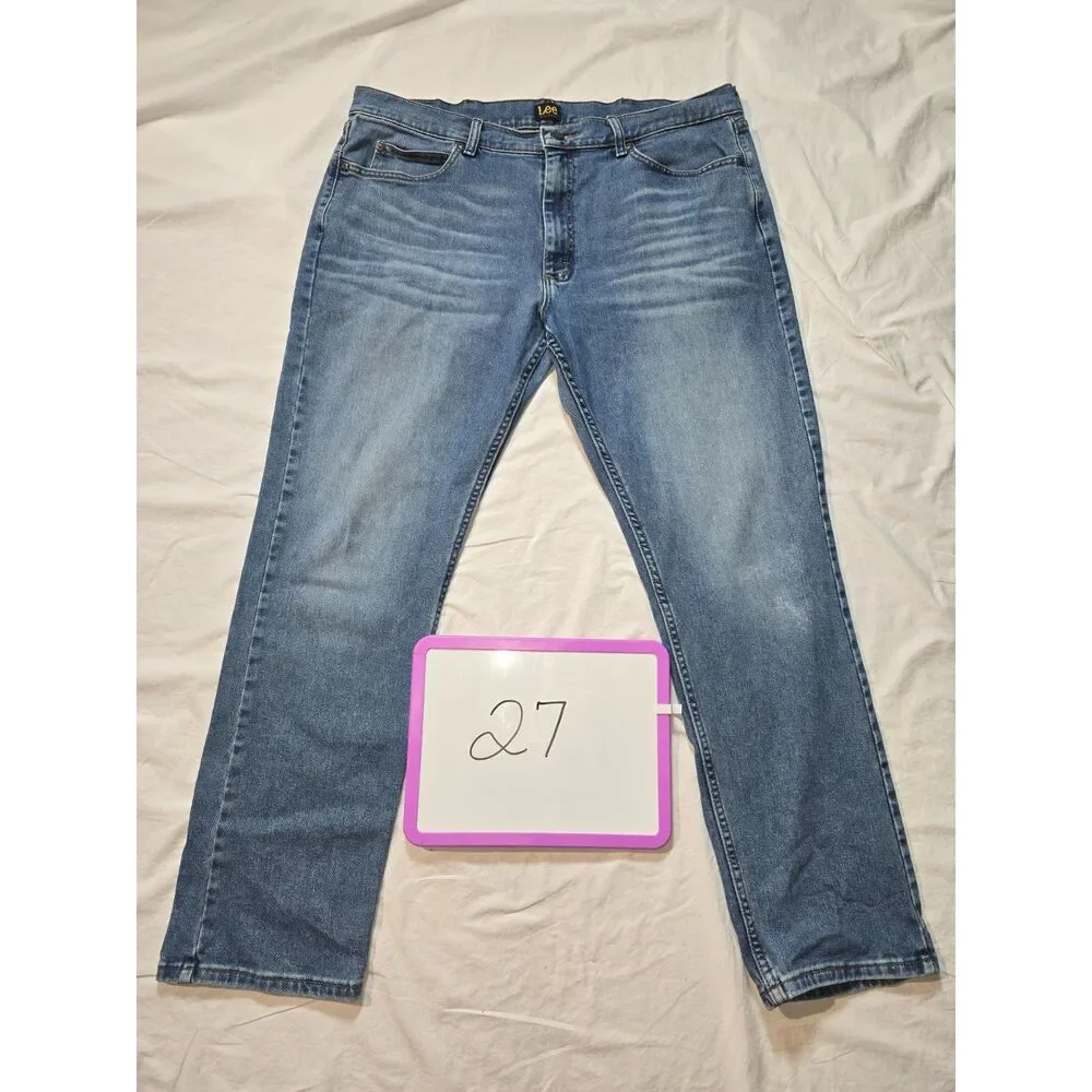 Lee Mens Jeans Size 38x32 Athletic Fit - 27